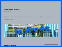 Tablet Screenshot of lastradaclub.org.uk